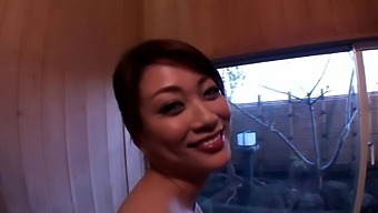 Exotic Japanese model Akari Hoshino in Horny Handjob, Couple JAV video